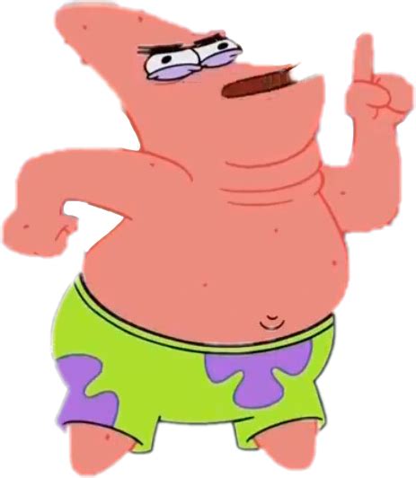 Transparent Patrick Meme Png Patrick Star Spongebob M