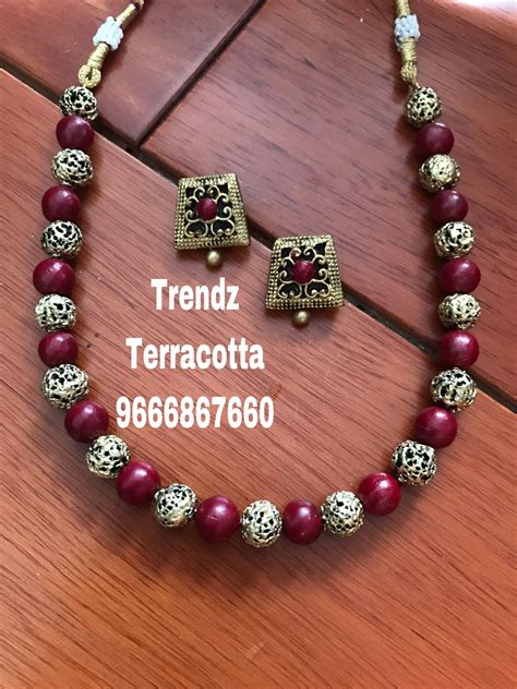 Trendz terracotta jewellery | Terracotta jewellery designs, Terracota jewellery, Terracotta ...