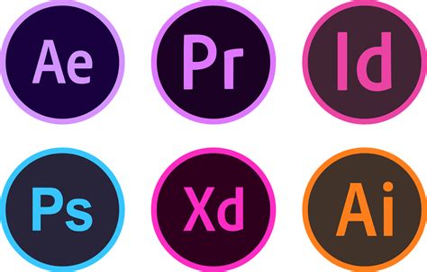 Download Icons Adobe Illustrator Photoshop Premiere Pro El Fonts Vectors