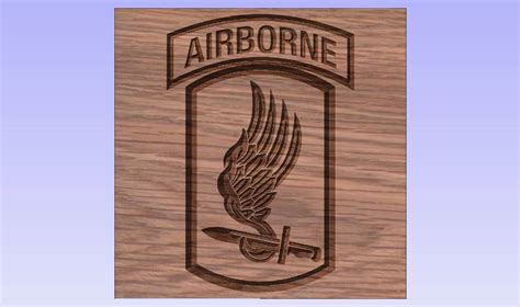 Us Army 173rd Airborne Brigade Patch Vector Files Dxf Eps Svg Etsy