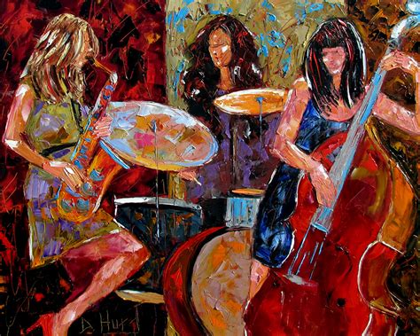 Debra Hurd Original Paintings And Jazz Art Jazz Music Paintings Jazz