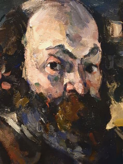 Cezanne 1875 Portrait De L Artiste Orsay Detail 15 Tags Art Painter Peintre Details