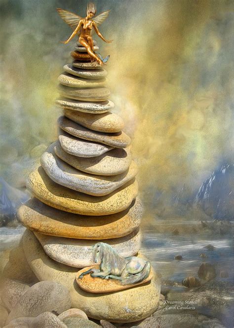 Dreaming Stones Greeting Card For Sale By Carol Cavalaris