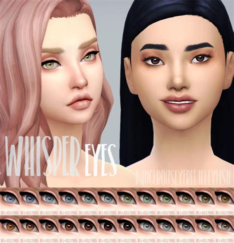 Dangerouslyfreejellyfish Whisper Eyes For Fantayzia Maxis Match