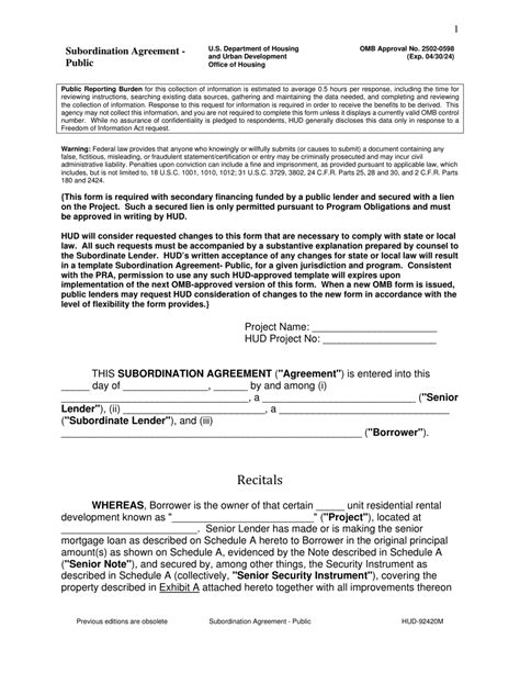 Form Hud 92420m Fill Out Sign Online And Download Printable Pdf