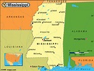 Mississippi Karte