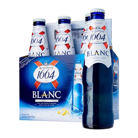 Kronenbourg 1664 Blanc Beer In Blue 25cl 33cl Bottles And 500ml
