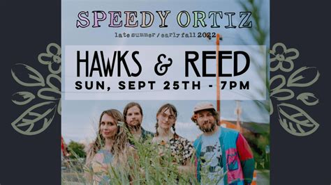 speedy ortiz at hawks and reed visit greenfield ma