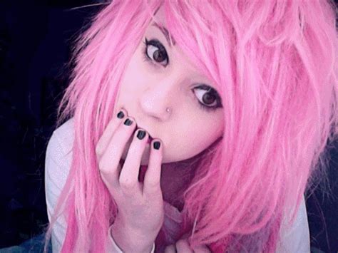 Cute Girl Pink Hair Pretty Inspiring Animated 