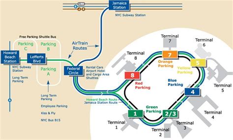 Jfk Airtrain Map Terminals