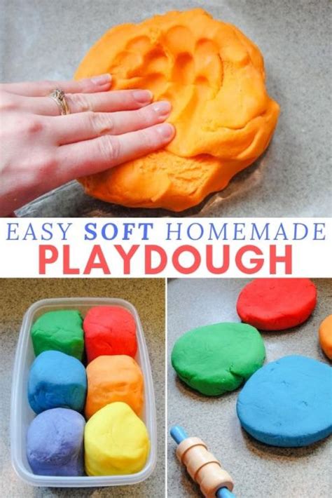 How To Make Easy Homemade Play Dough Living Well Mom