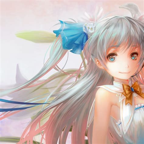 2048x2048 Resolution Anime Girl Anime Dress Ipad Air Wallpaper
