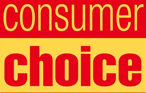 Consumer Choice Consumers Choices Greater Good