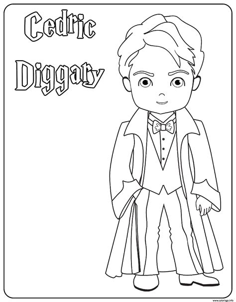 Mobilecedric Diggory Coloring Pages Coloring Pages