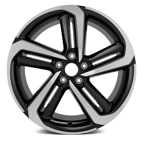 19 Aluminum Wheel Rim For 2018 2020 Honda Accord 5 Spiral Spoke Black