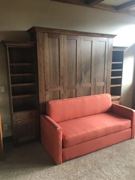 Rustic Murphy Bed Traditional Home Office Salt Lake City By Psi