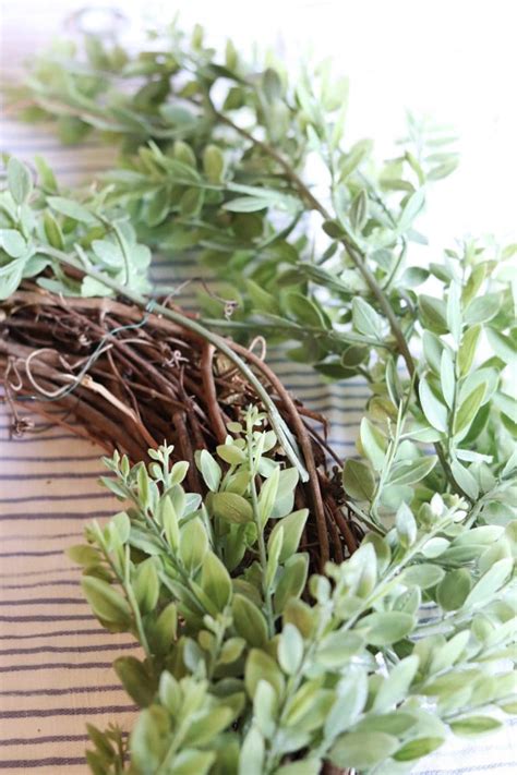 Easy Diy Greenery Wreath Using 3 Simple Materials A Flourishing Place