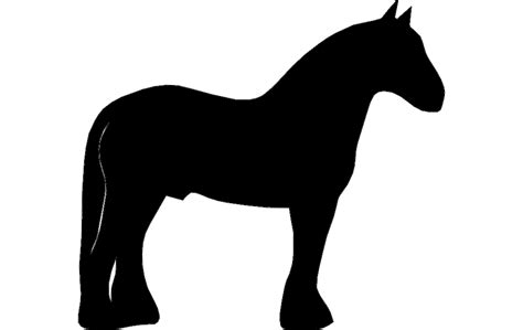 Clydesdale Horse Silhouette At Getdrawings Free Download