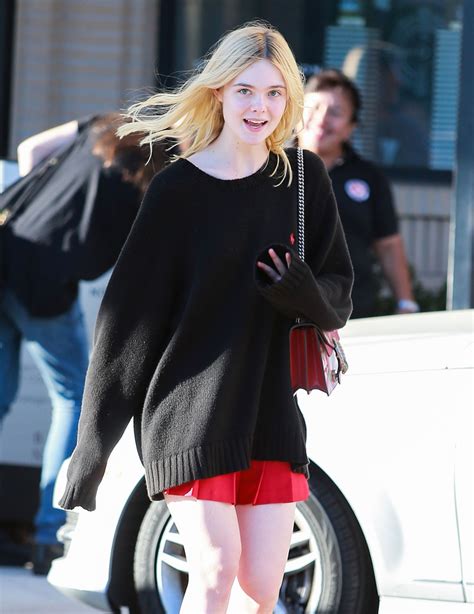 Elle Fanning Casual Style Out In Beverly Hills October 2015 • Celebmafia