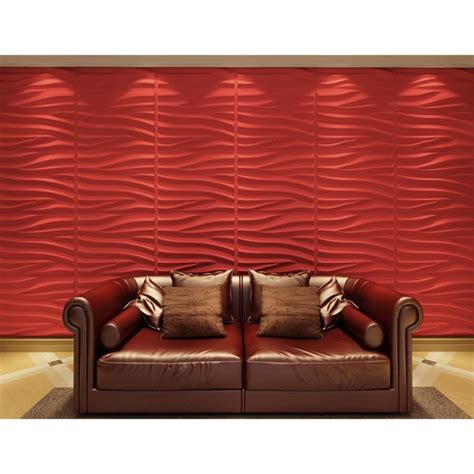 3d Wall Panels Plant Fiber Sands Design 6 Panels Per Box Overstock