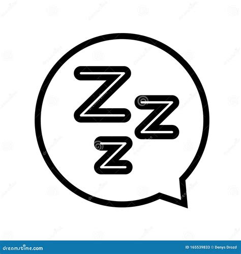 Zzz Vector Icon Sleep Illustration Symbol Or Sign Comic Logo Stock