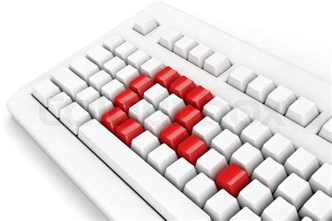 Keyboard With Question Mark Stock Image Colourbox