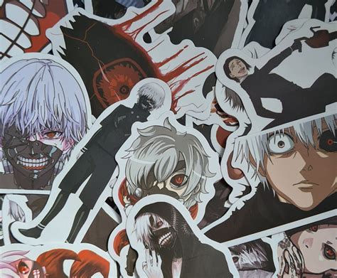 Unisex Tokyo Ghoul Stickers Anime Co By Coe Etsy
