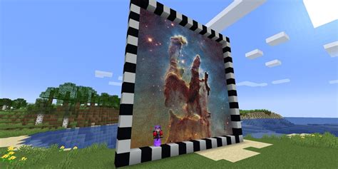 Huge Minecraft Map Art Displays Iconic Pillars Of Creation Space Photo