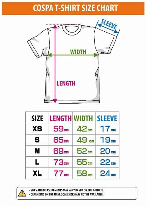 The rise, measurement from the waistband to the crotch seam and thigh is. tshirt width | COSPA T-Shirt Size Chart