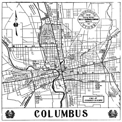 Another Old Map Of Columbus Ohio Columbus Ohio Ohio Map Ohio