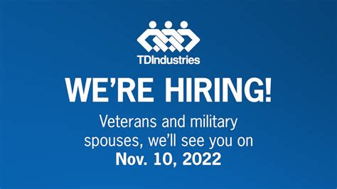 Tdindustries Inc On Linkedin Veterans Veteransday