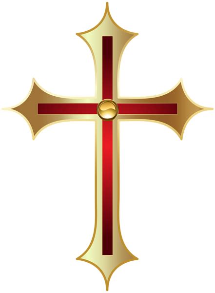 Crucifix Christian Cross Clip Art Cross Clipart Png Download 441