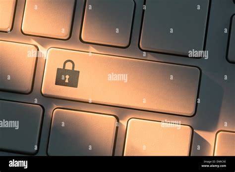 Keyboard Lock Hi Res Stock Photography And Images Alamy