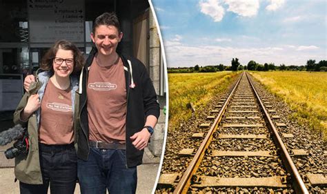 uk railway station couple go on epic train journey to visit every one uk news uk