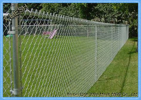 Electro Galvanized Chain Link Fence Panels Chain Wire Fencing For
