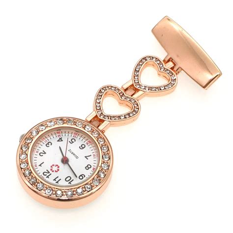 Luxury Fashion Pendant Jewelry Watch Stainless Steel Nurses Watches Doctor Brooch Pin Pocket Fob