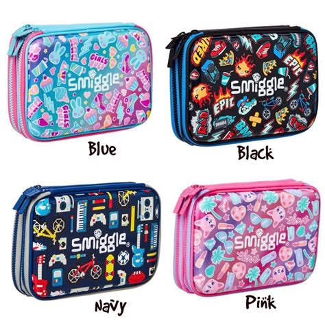Authentic Smiggle Stylin Double Up Hardtop Pencil Case Shopee
