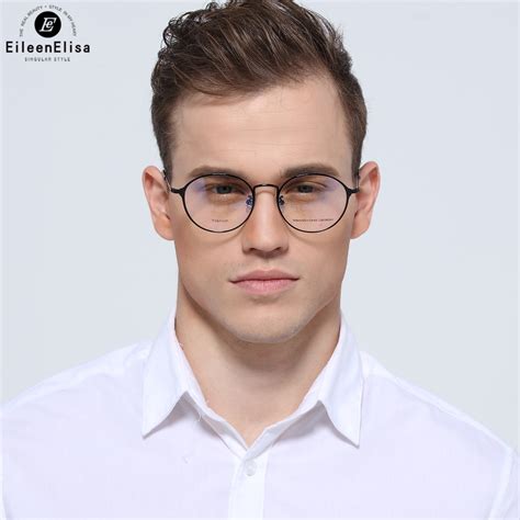 Trendy Mens Designer Glasses Frames New Designer Men Metal Full Rim
