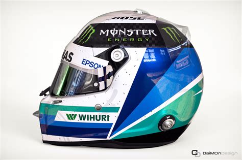 Bottas, onu motive etmesi için ofisine ''negatif'' bir fotoğraf asmış. Fictional Valtteri Bottas 2018 Helmet | Side by DaiMOnHU ...