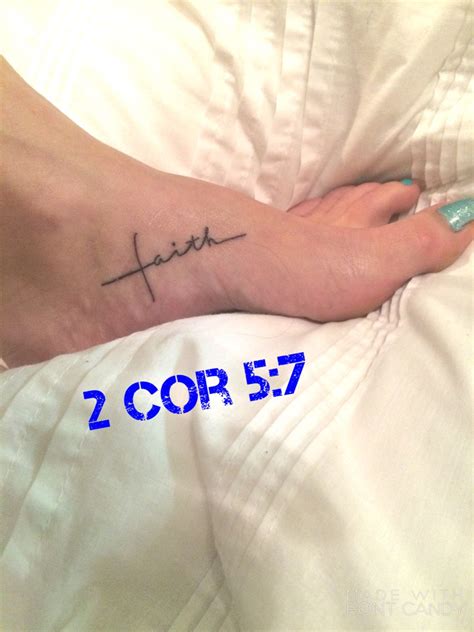 Faith foot tattoos foot tattoos for women cool tattoos for guys trendy tattoos time tattoos body art tattoos new tattoos tatoos foot quotes. Christian foot tattoo. Walk by Faith not by sight 2 ...