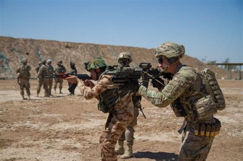 Iraqi Soldier Takes Aim At Target Article The United States Army
