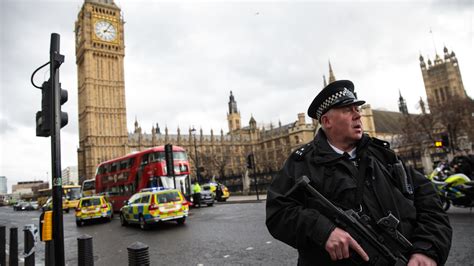 Uk Parliament Building On Lockdown