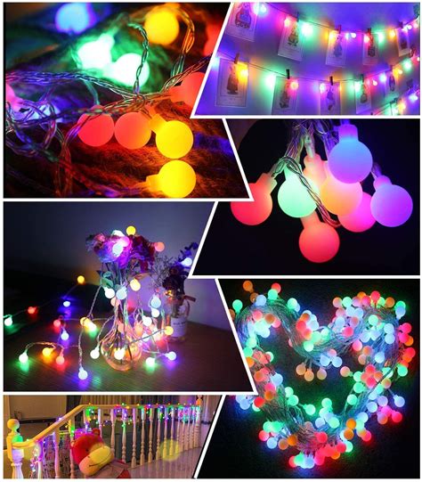 5m 250leds 10m 500 Christmas Globe Led Ball String Lights Kassico