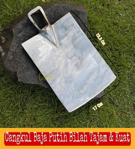 Cangkul Sawah Baja Anti Lengket Pacul Baja Asli Super Tajam Cangkul