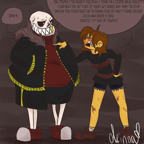 underfell angry frisk by arinna1 on deviantart