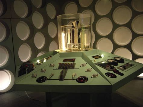 Interior Of The Third Doctors Tardis At The Doctor Who Experience