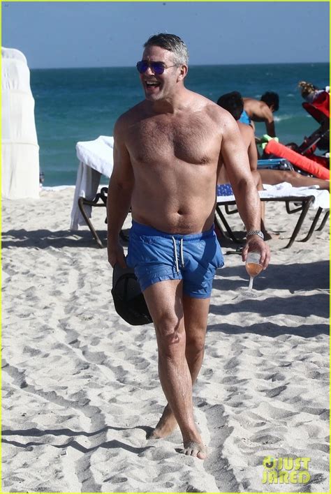 andy cohen shows off his buff bod shirtless on the beach in miami photo 4204943 andy cohen