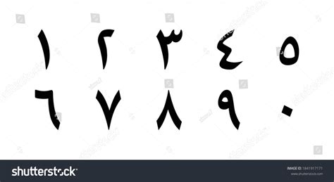 167 Eastern Arabic Numerals Images Stock Photos And Vectors Shutterstock