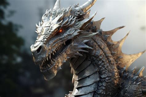 Premium Ai Image A Wise Old Dragon The Last Of Its Kind Who Imparts