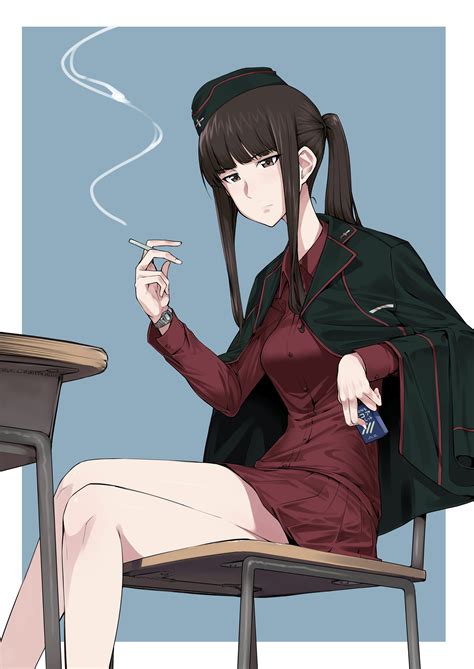 Young Shiho After A Long Day Of Tank School Girls Und Panzer